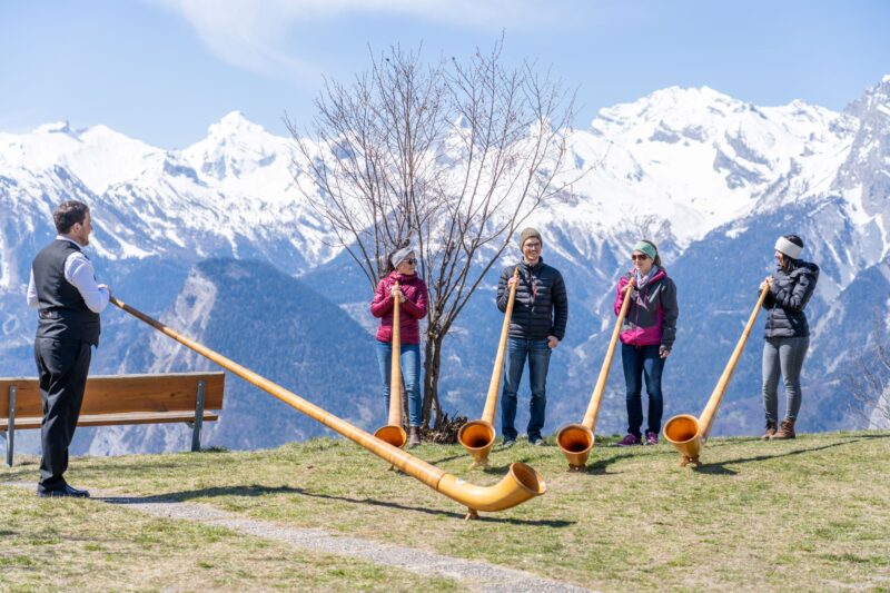 Stage d'initiation au cor des Alpes