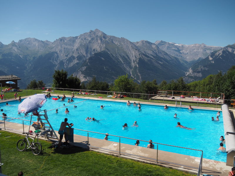 Nocturne piscine de Nendaz